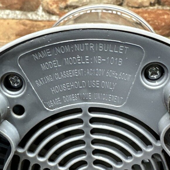 Bullet Nutribullet High Speed Blender NB-101B/  Household Use Only - Picture 4 of 5